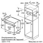 Four encastrable pyrolyse BOSCH -  HBA573BA0