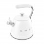 Bouilloire sifflante 2.3L Smeg blanc