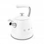 Bouilloire sifflante 2.3L Smeg blanc