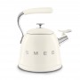 Bouilloire sifflante 2.3L Smeg crème