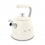 Bouilloire sifflante 2.3L Smeg crème