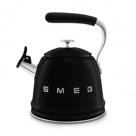 Bouilloire sifflante 2.3L Smeg noir