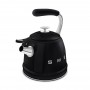 Bouilloire sifflante 2.3L Smeg noir