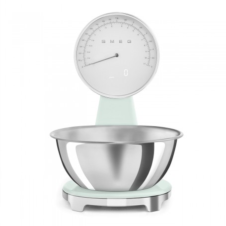 Balance de cuisine Smeg vert d'eau