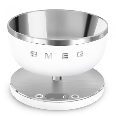 Balance de cuisine Smeg blanc mat