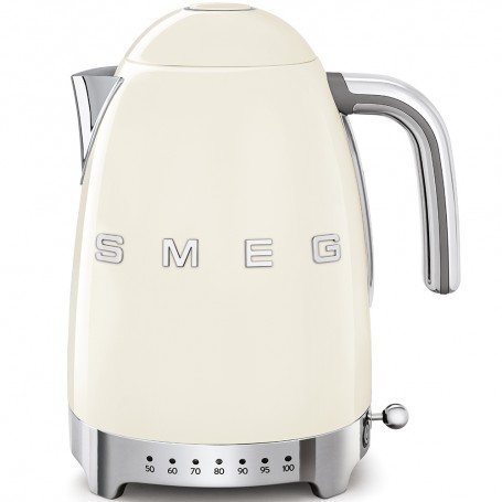 Bouilloire 1.7L SMEG crème - Température réglable