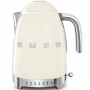 Bouilloire 1.7L SMEG crème - Température réglable