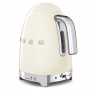 Bouilloire 1.7L SMEG crème - Température réglable