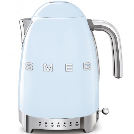 Bouilloire 1.7L SMEG bleu azur - Température réglable