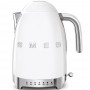 Bouilloire 1.7L SMEG blanc - Température réglable